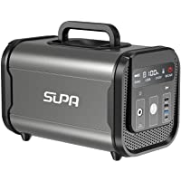 Los mejores  - SUPA 384Wh-120000mAh Almacenamiento Suministro de Energía Generador Solar Portátil al Aire Libre con USB-QC3.0-AC-DC…